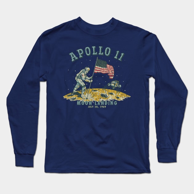 Apollo 11 Moon Landing 1969 Long Sleeve T-Shirt by JCD666